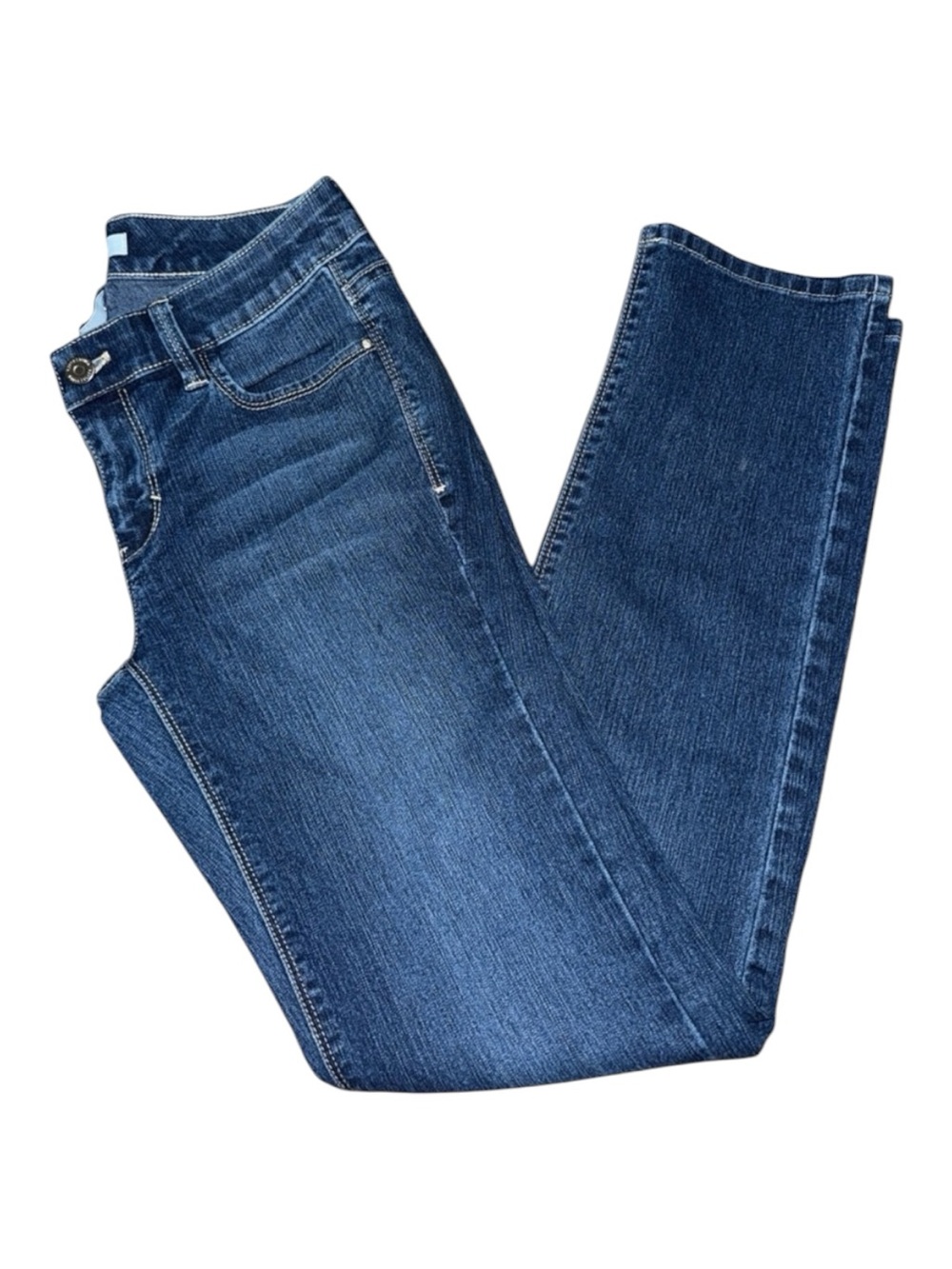 Women’s White House Black Market “Blanc” Medium Wash Slim Leg Jeans - 0S